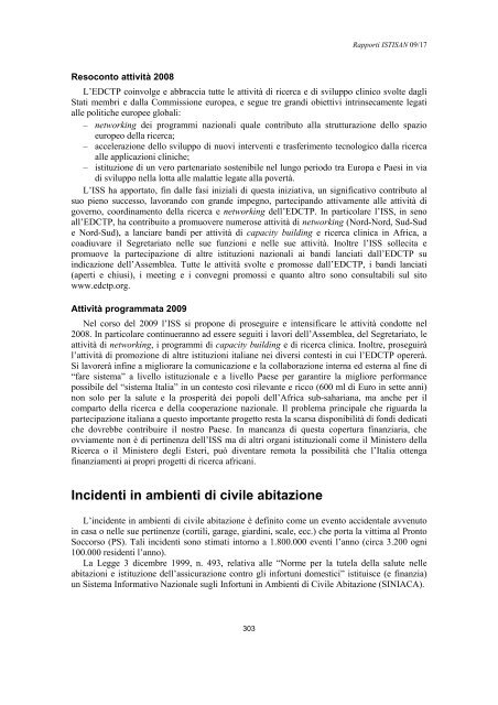 Rapporti ISTISAN 09/17 ISTITUTO SUPERIORE DI SANITÃ ...