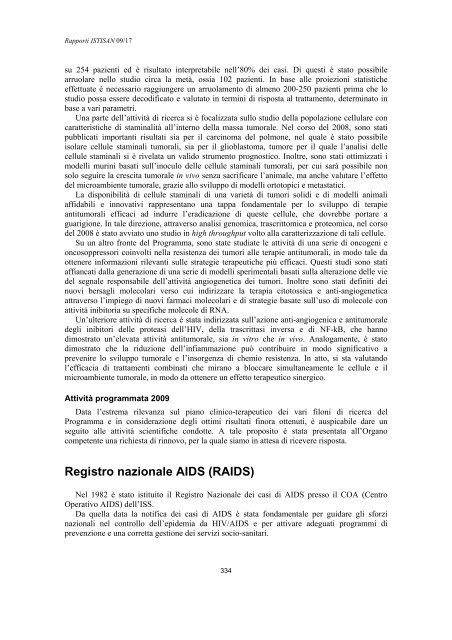 Rapporti ISTISAN 09/17 ISTITUTO SUPERIORE DI SANITÃ ...