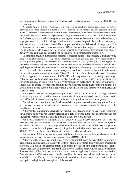 Rapporti ISTISAN 09/17 ISTITUTO SUPERIORE DI SANITÃ ...