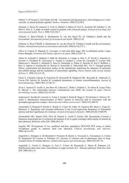 Rapporti ISTISAN 09/17 ISTITUTO SUPERIORE DI SANITÃ ...