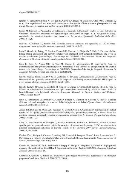 Rapporti ISTISAN 09/17 ISTITUTO SUPERIORE DI SANITÃ ...