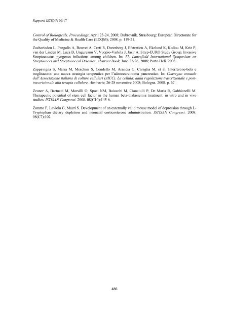 Rapporti ISTISAN 09/17 ISTITUTO SUPERIORE DI SANITÃ ...