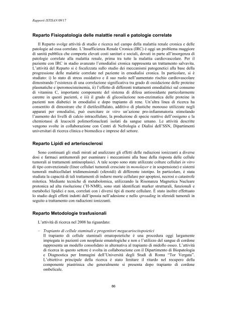 Rapporti ISTISAN 09/17 ISTITUTO SUPERIORE DI SANITÃ ...