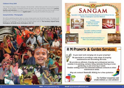 Holi Celebrations Gujarat Samaj.pdf - Nottingham Asian Arts Council