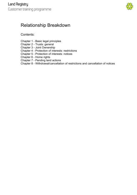 Land Registry Restrictions >> Learning Module Land Registry Land Registry Restrictions >> Learning Module Land Registry