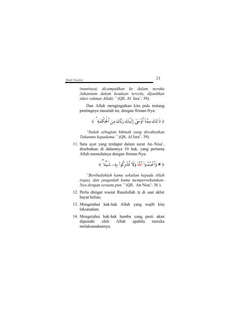 Kitab Tauhid â Syaikh Muhammad Bin Abdul Wahab.pdf