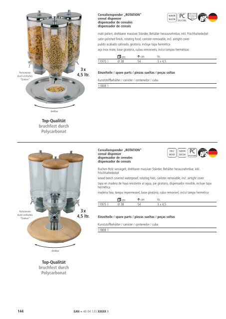 Katalog gesamtes APS-Sortiment - FRANK Gastro-Service