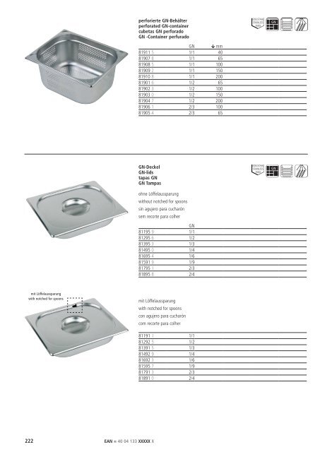 Katalog gesamtes APS-Sortiment - FRANK Gastro-Service