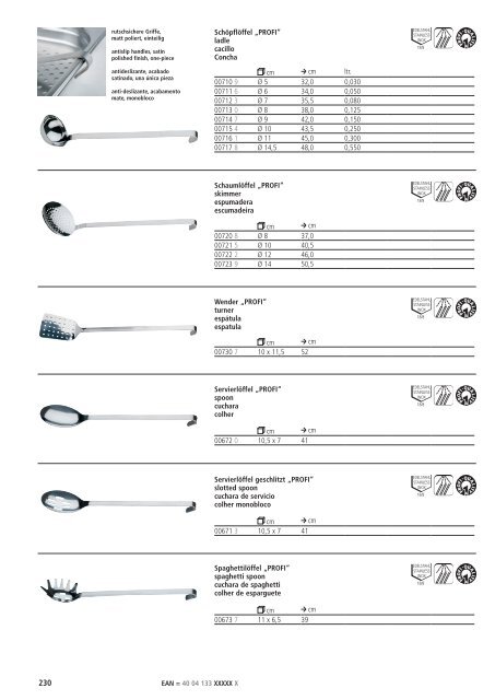 Katalog gesamtes APS-Sortiment - FRANK Gastro-Service