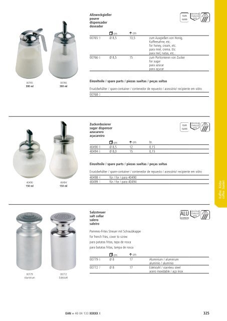 Katalog gesamtes APS-Sortiment - FRANK Gastro-Service