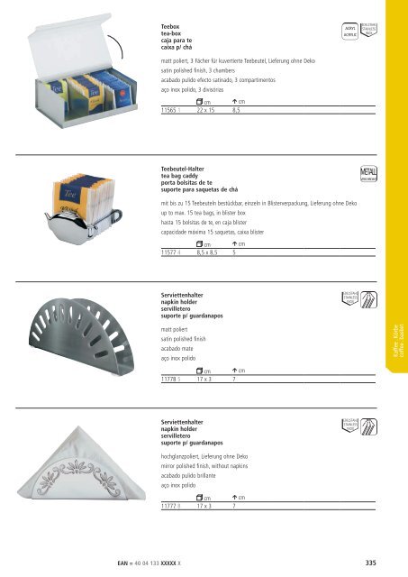 Katalog gesamtes APS-Sortiment - FRANK Gastro-Service