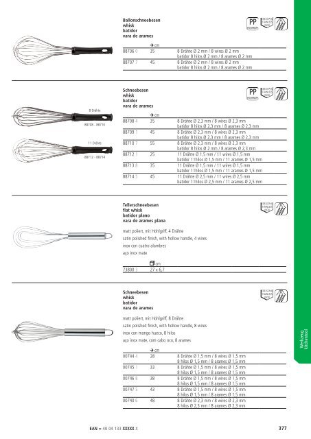 Katalog gesamtes APS-Sortiment - FRANK Gastro-Service