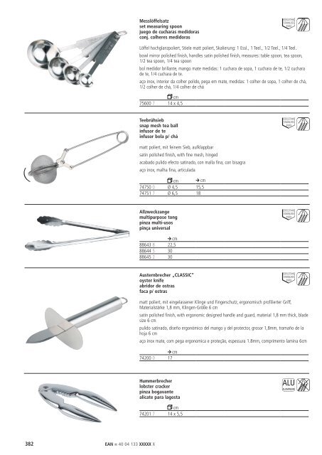 Katalog gesamtes APS-Sortiment - FRANK Gastro-Service