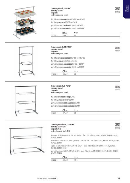 Katalog gesamtes APS-Sortiment - FRANK Gastro-Service