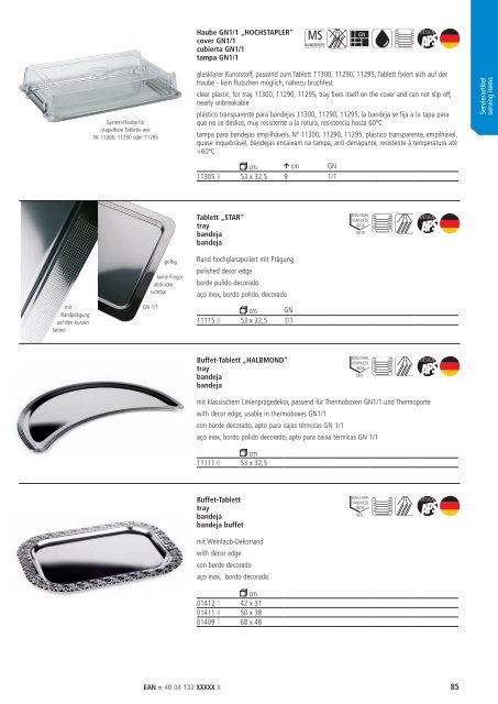 Katalog gesamtes APS-Sortiment - FRANK Gastro-Service