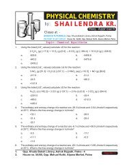Chemical Equilibrium - Shailendra Kumar Chemistry
