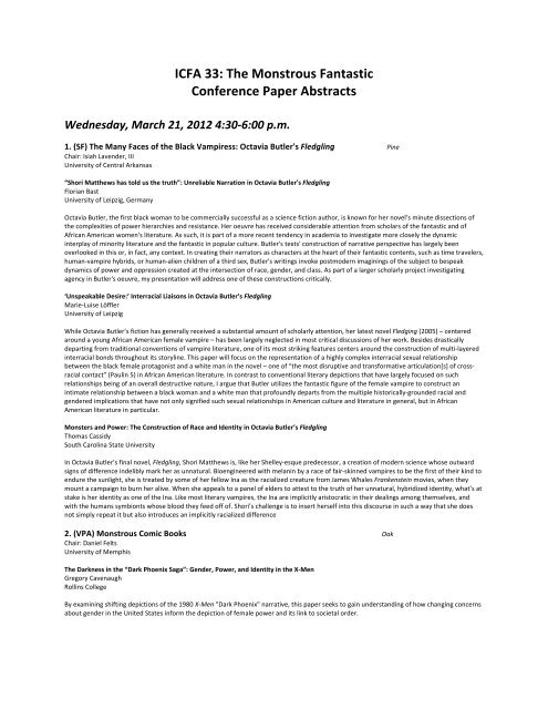 2012 Abstracts for posting - International Association for the ...