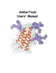 Amber Tools Guide - NCI National Facility