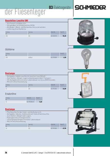 Fliesenleger Katalog - J. KÖNIG