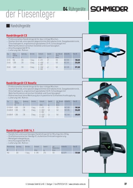 Fliesenleger Katalog - J. KÖNIG