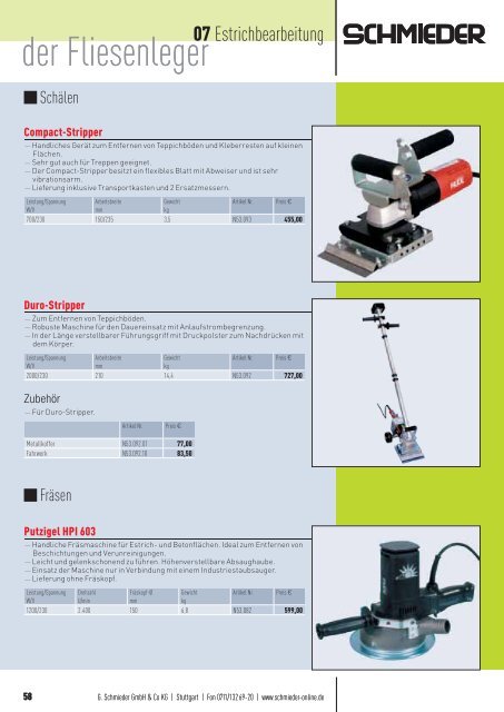 Fliesenleger Katalog - J. KÖNIG