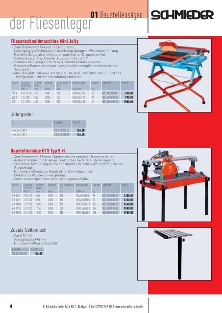 Fliesenleger Katalog - J. KÖNIG