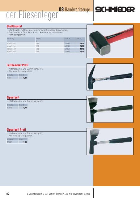 Fliesenleger Katalog - J. KÖNIG