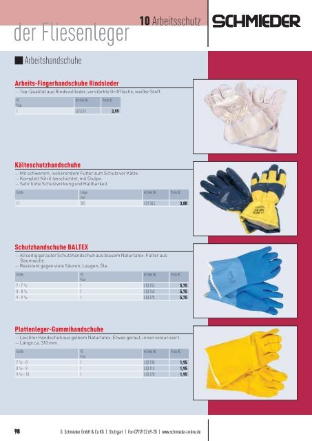 Fliesenleger Katalog - J. KÖNIG