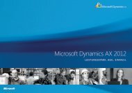 Factsheet Microsoft Dynamics AX 2012