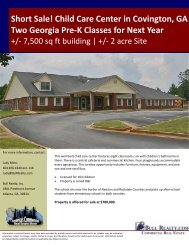 Short Sale! Child Care Center in Covington, GA Two ... - Bull Realty