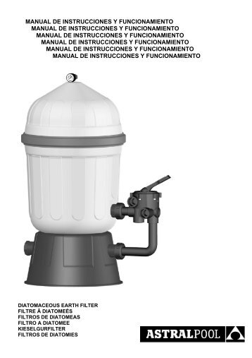 MANUAL DE INSTRUCCIONES Y FUNCIONAMIENTO ... - VitaPiscine