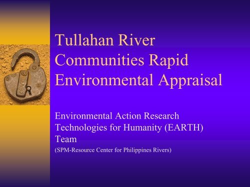 Tullahan River Communities Rapid Environmental Appraisal