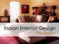 Indian Interior Design-The Basics