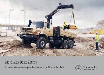 El camión todoterreno para la construcción. - Mercedes-Benz España