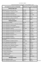 elenco reggenze pdf - Ufficio Scolastico Regionale per il Veneto