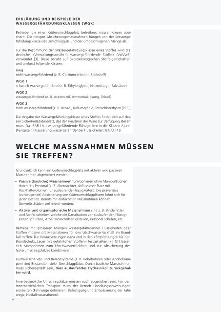 Absicherung und Entwässerung von Güterumschlagplätzen (KVU)