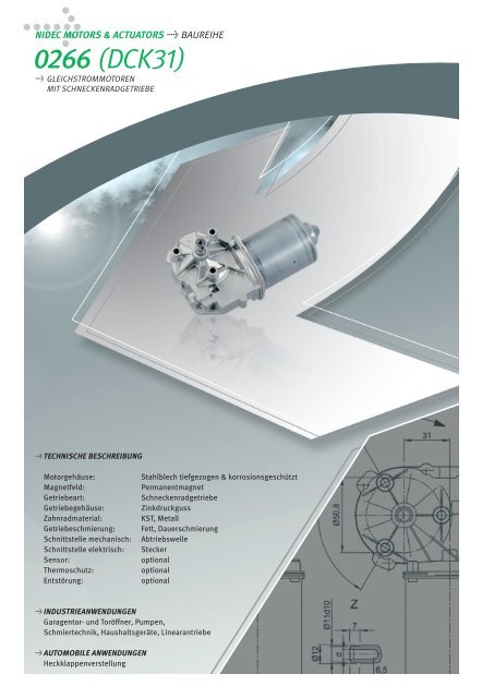 Nidec-Katalog - Wald Antriebe GmbH