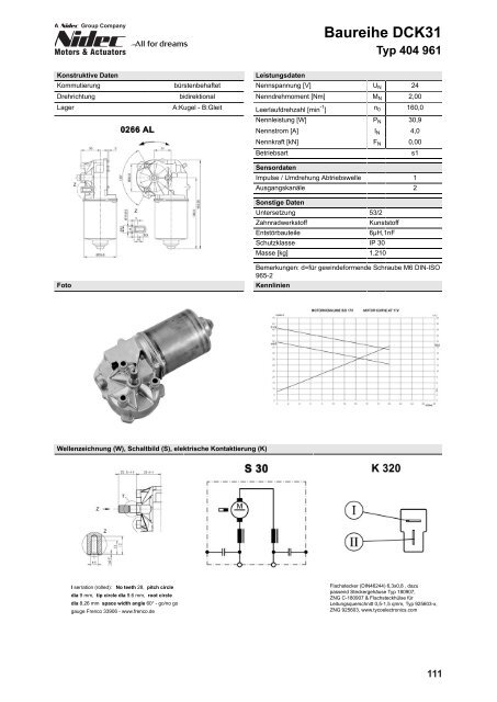 Nidec-Katalog - Wald Antriebe GmbH