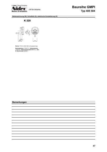 Nidec-Katalog - Wald Antriebe GmbH