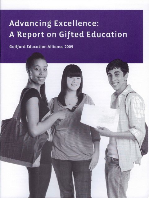 2009 Advancing Excellence: A Report on Gifted Education - Guilford ...