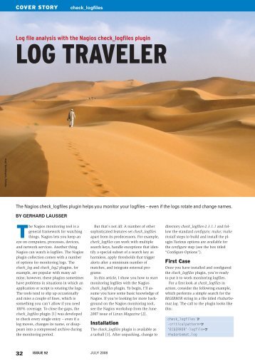 LOG TRAVELER - Linux Magazine
