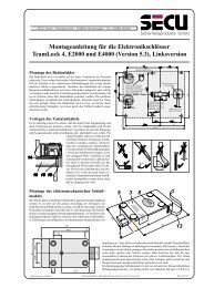 (Version 5.3), Linksversion - SECU Sicherheitsprodukte GmbH