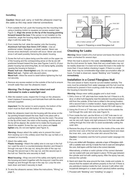 Ultra Sonic Speed Transducer - Nexus Marine