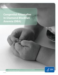 Congenital Anomalies In Diamond Blackfan Anemia (DBA)