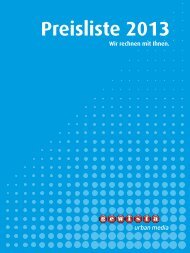 Gewista Preisliste 2013, Einzelseiten, High-Res