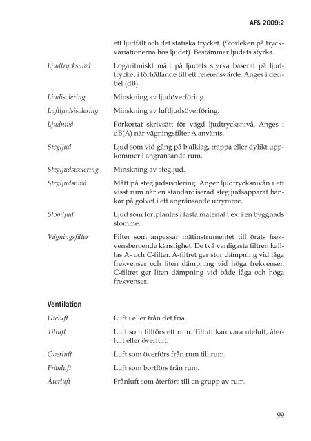 AFS 2009:2 - Arbetsplatsens utformning (ArbetsmiljÃ¶verket)