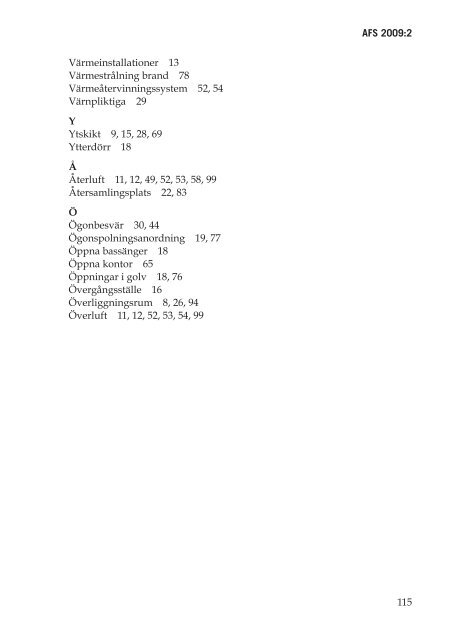 AFS 2009:2 - Arbetsplatsens utformning (ArbetsmiljÃ¶verket)