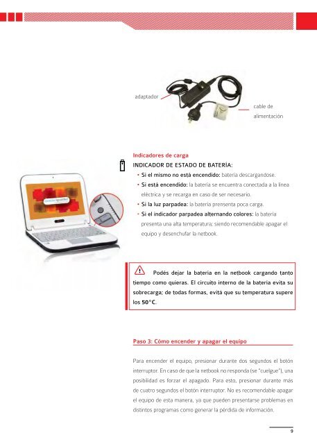 Manual de la computadora PortÃ¡til del Alumno - Conectar Igualdad