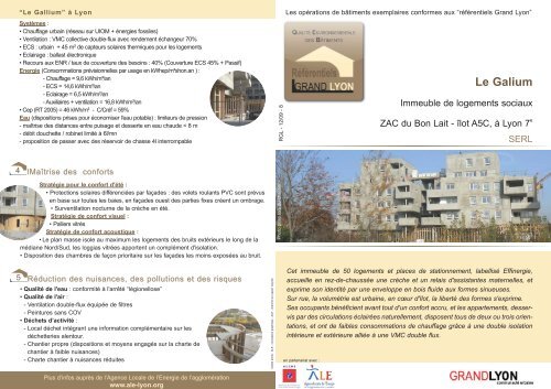 logements sociaux sur la ZAC du Bon Lait à Lyon ... - ALE