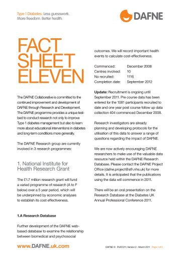 FACT SHEET ELEVEN - Dafne - UK.COM